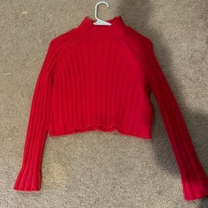 Red, Extra Small, American eagle sweater. Never worn, great quality. Super soft
